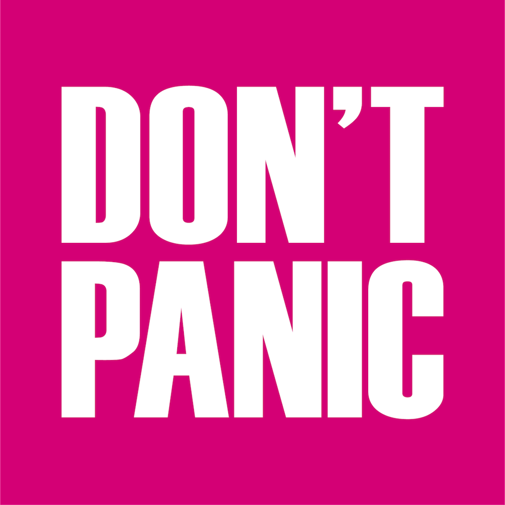 Don't Panic logo
