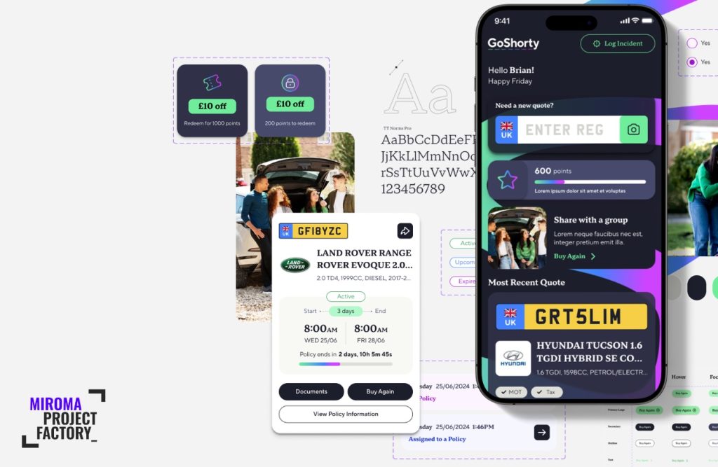mobile phone with images from social media and an app