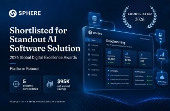 Image: Sphere Shortlisted for Standout AI Software Solution at the 2026 Global Digital Excellence Awards